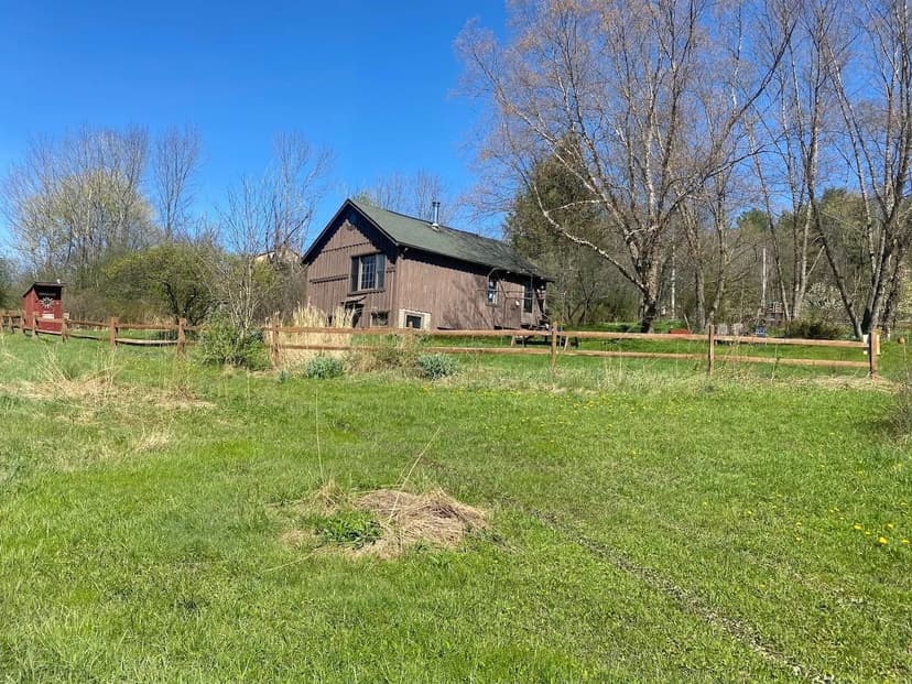 Off Grid Cabin with Barn on 32 acres in Belfast NY 7309 Tibbetts Hill Rd