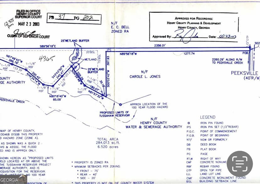Property from 6.47 ACRES Peeksville Road - KW