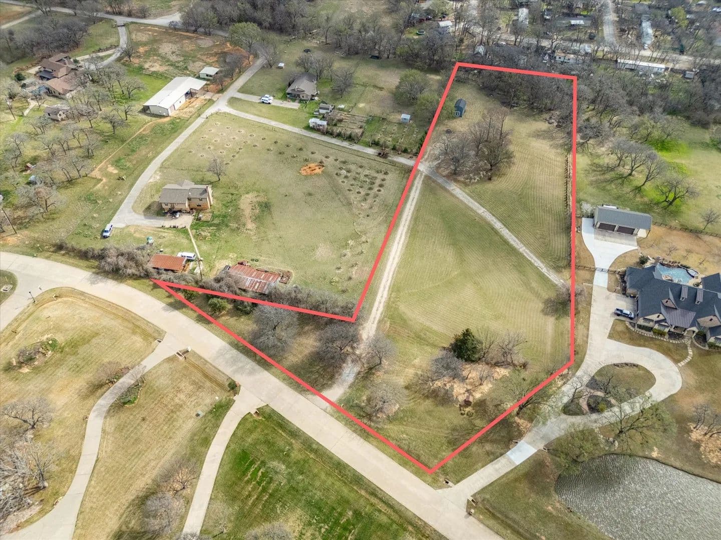 3.44 Acres of Land for Sale in Bartonville, TX - Bartonville, Texas, 76226