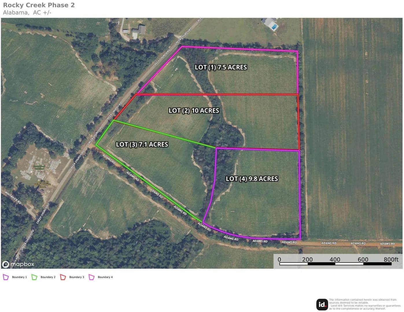 Creek Church Rd Lot 2 - Ashford, Alabama, 36312