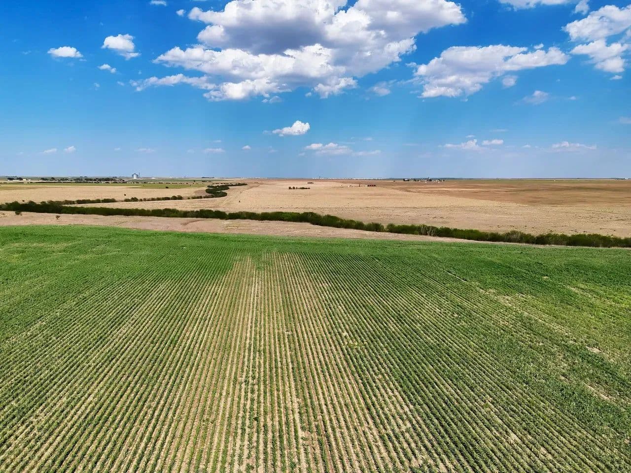 Morton County, KS 59.7 - Cropland with North Fork Cimarron River Frontage - Richfield, Kansas, 67953