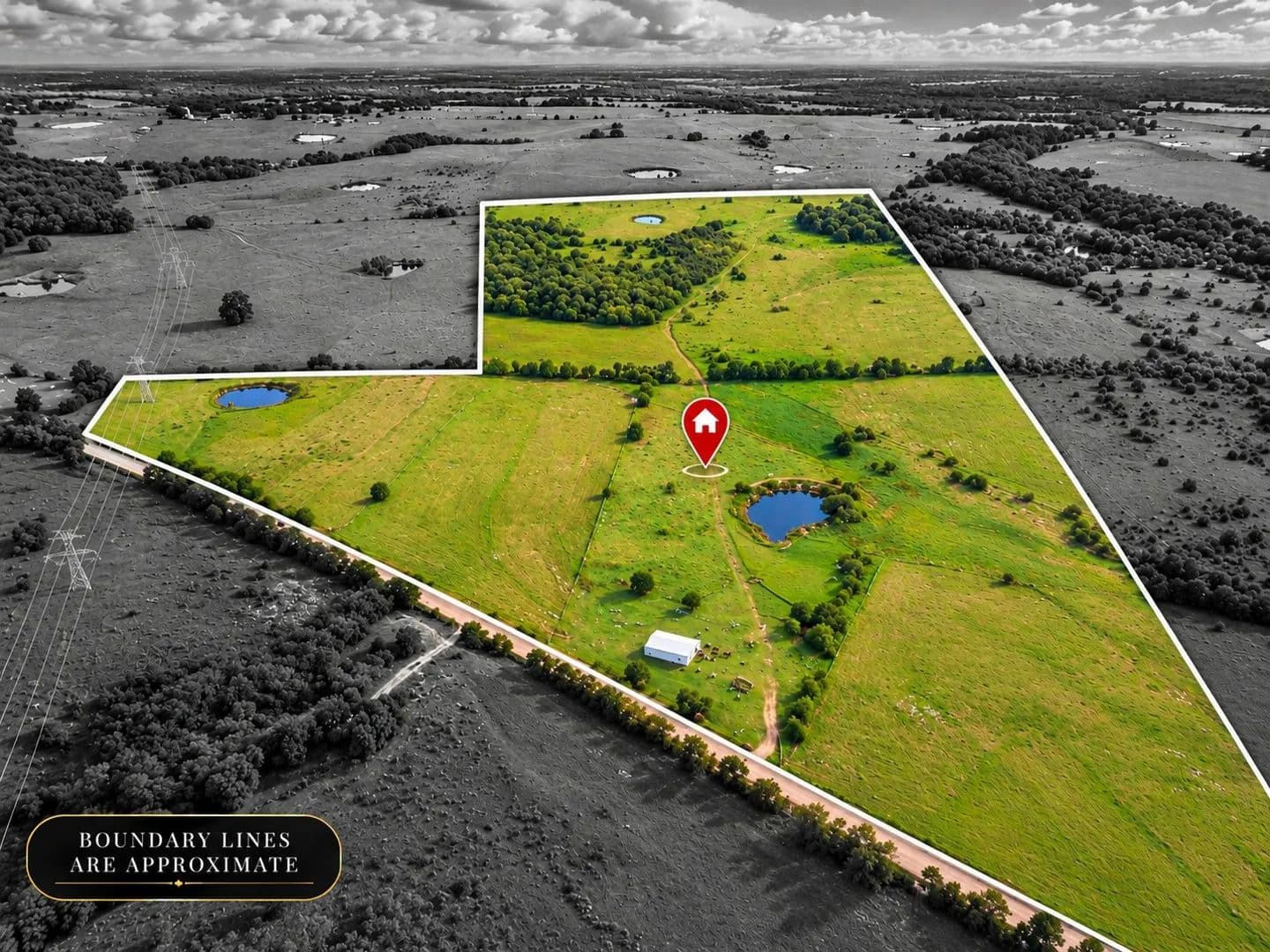 101 Acres of Land for Sale in Blooming Grove, TX - Blooming Grove, Texas, 76626