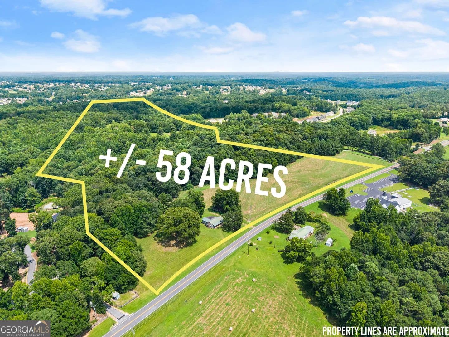 58.2 Acres of Land for Sale in Hoschton, GA - Hoschton, Georgia, 30548