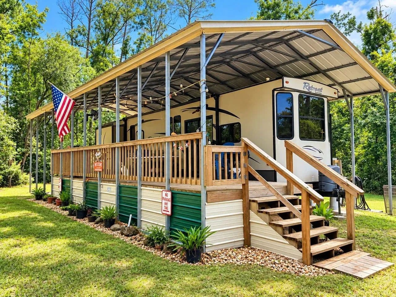 4 Acres with RV at the Suwannee - Live Oak, Florida, 32060
