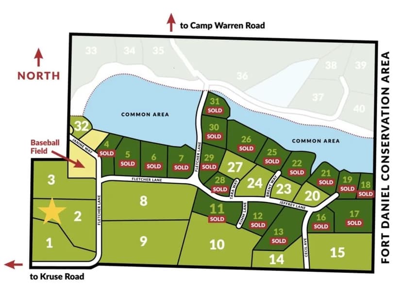 Property from Lot 2 Fletcher Lane - KW