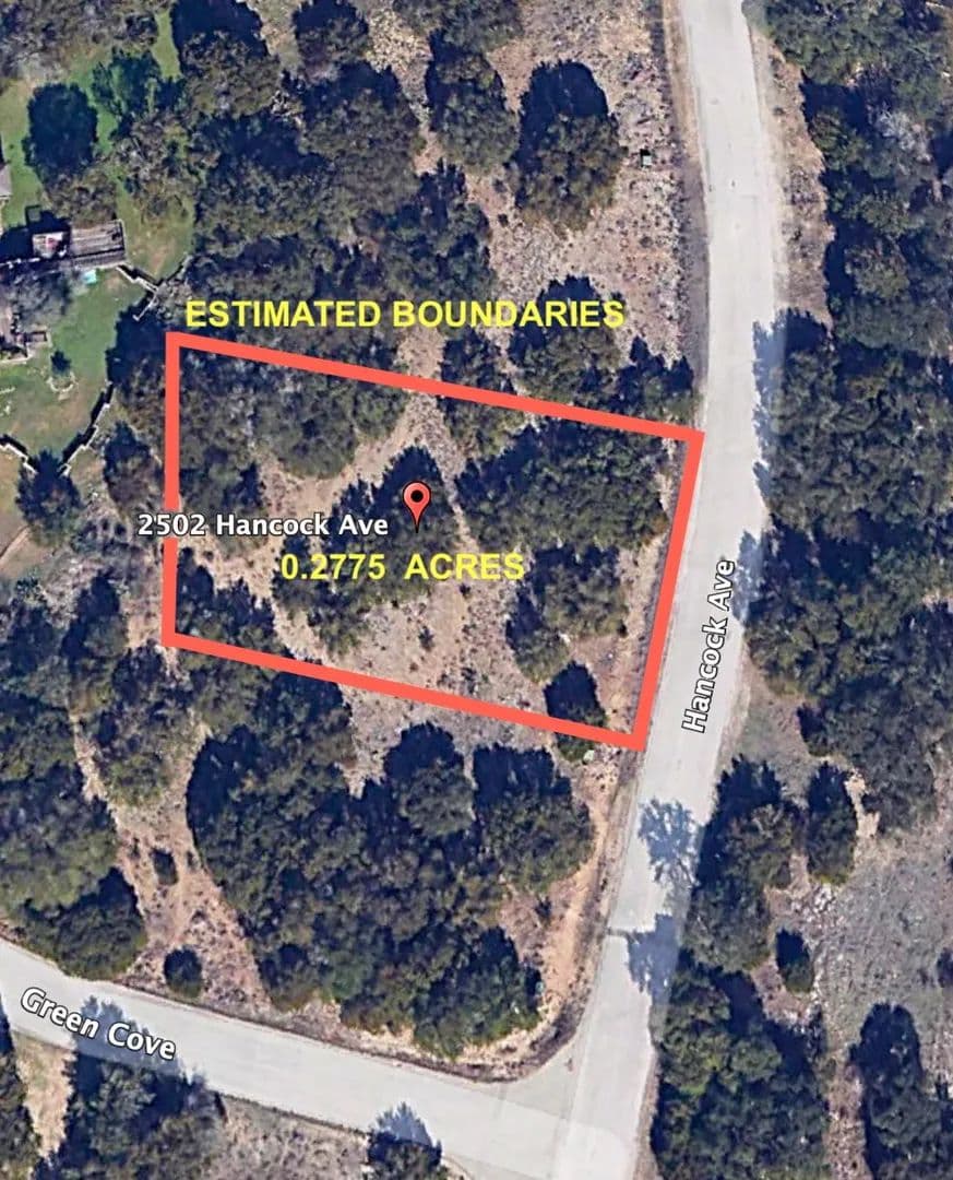 Property from 2502 Hancock Avenue - KW - Lago Vista, Texas, 78645