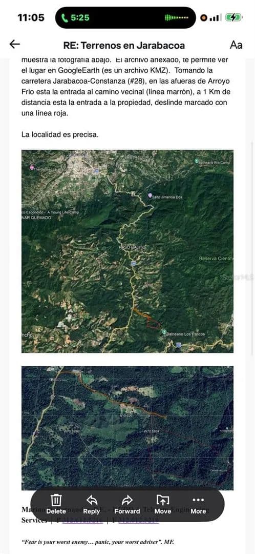 62.16 Acres of Land for Sale in JARABACOA, FL - Florida, 41000