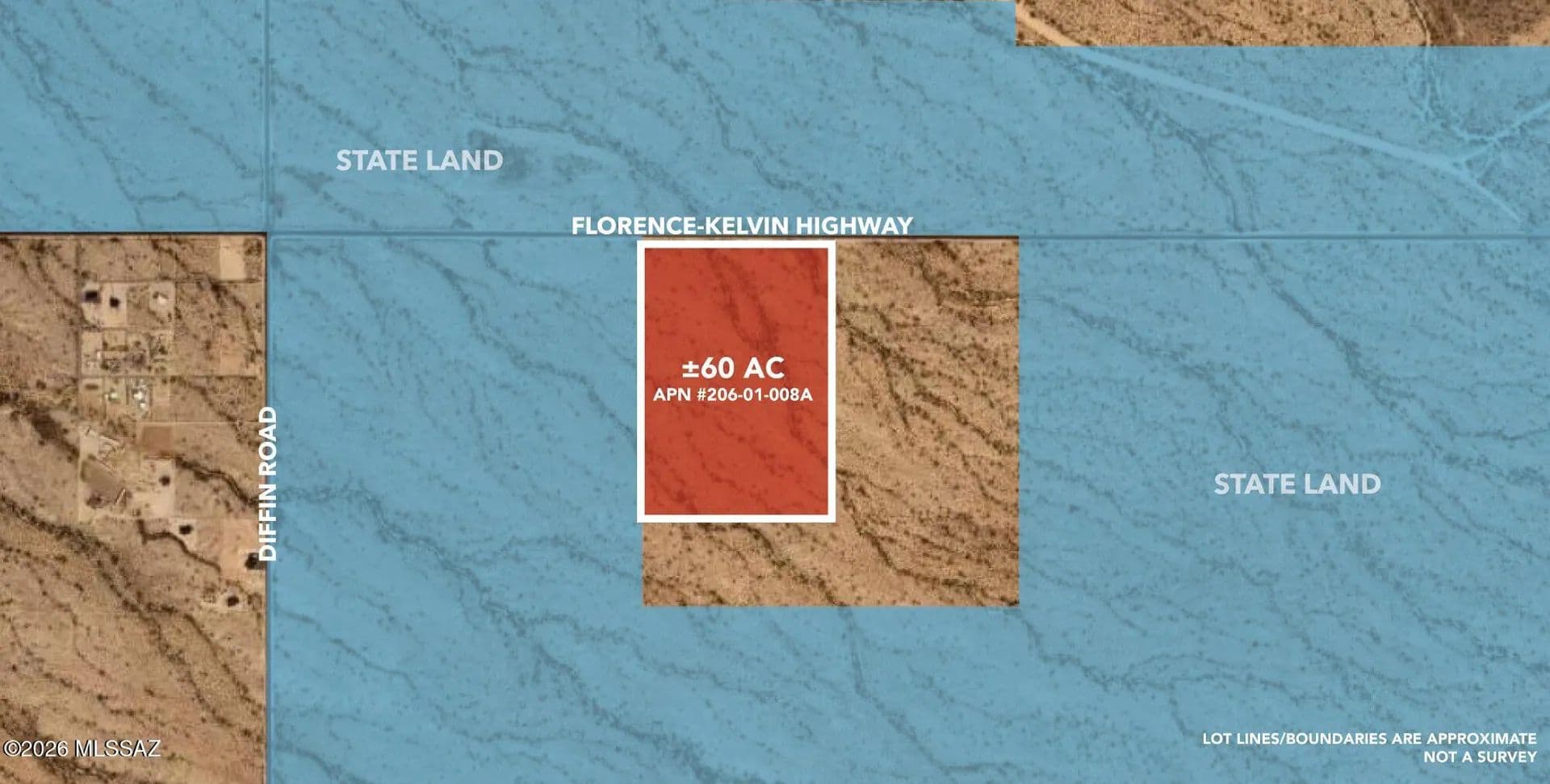 60 Acres of Land for Sale in Florence, Arizona - Florence, Arizona, 85132