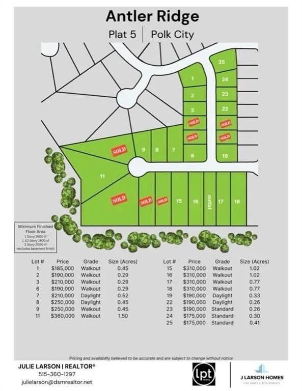 0.3 Acres of Land for Sale in Polk City, IA - Polk City, Iowa, 50226