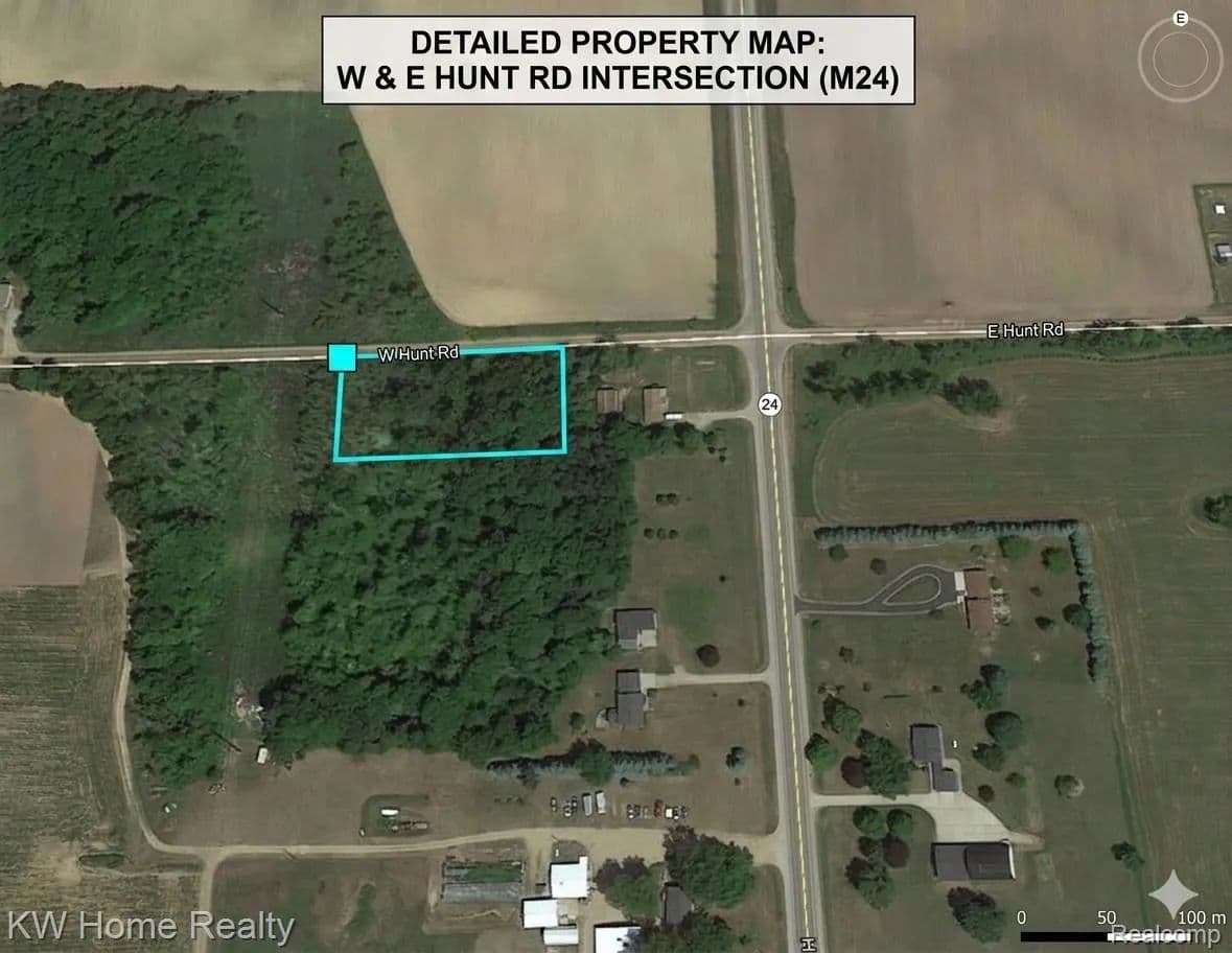 Property from Hunt Road Hunt - KW - , Michigan, 48744
