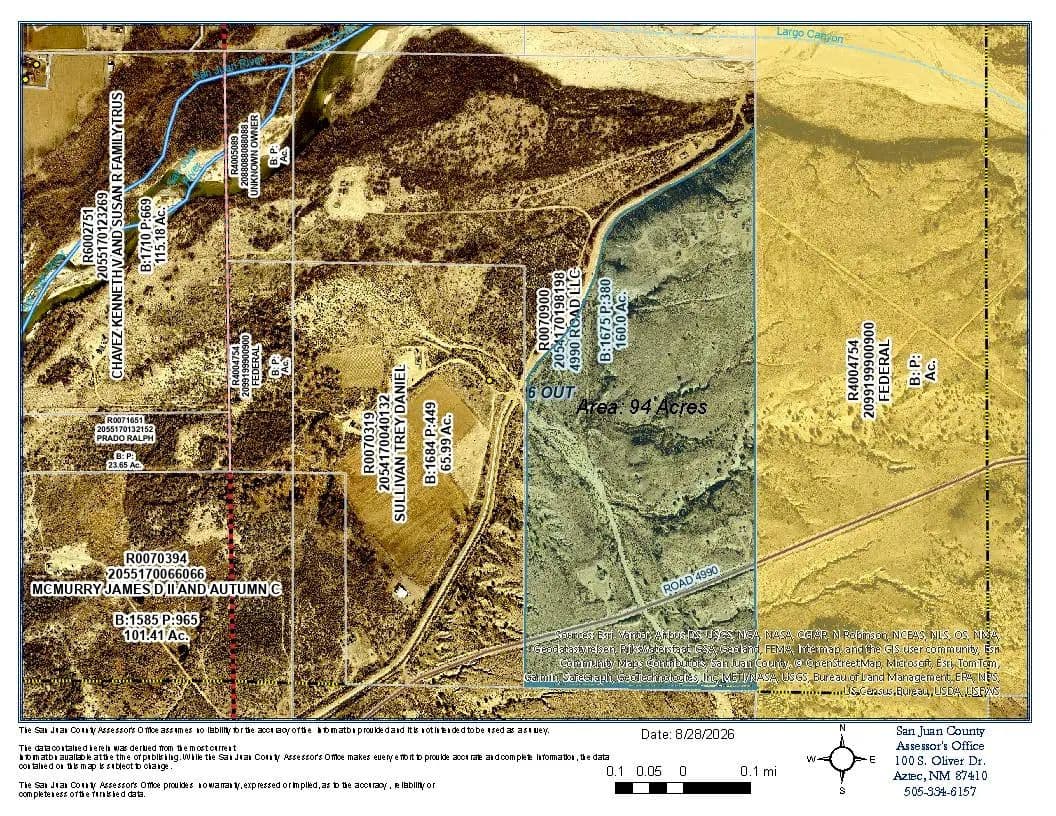 Land -Agricultural (Not Zoned) in Bloomfield - Bloomfield, New Mexico, 87413