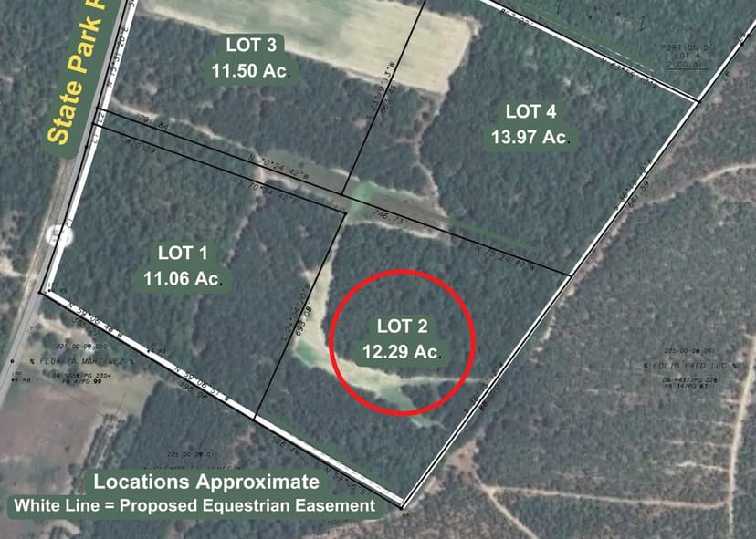 Property from 12.29 Acre State Park Road - KW