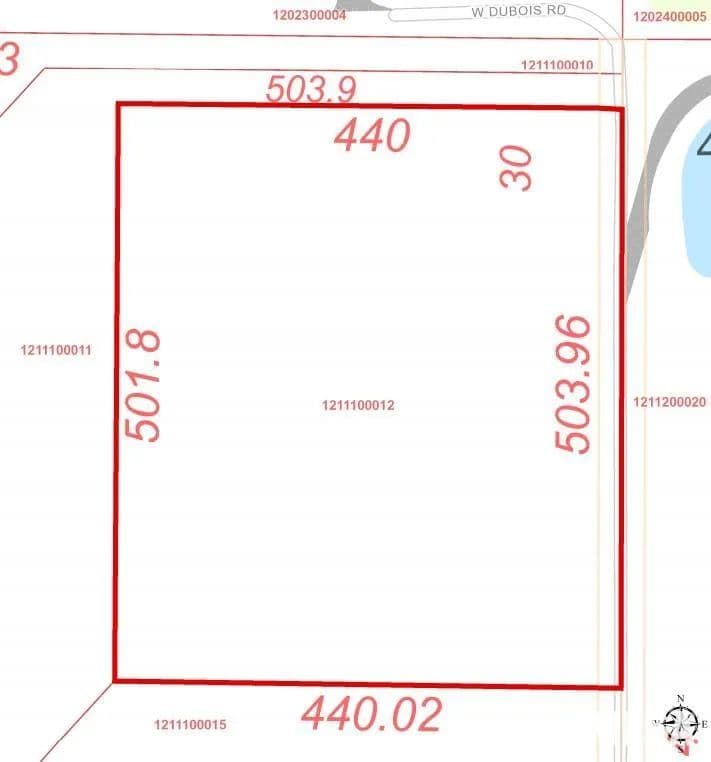 Property from Lot 3 N DUBOIS Road - KW