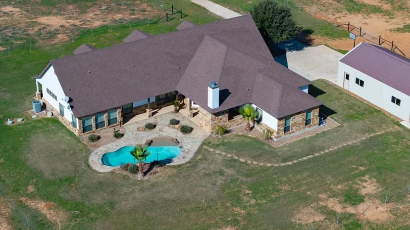 Wild Creek Ranch: 43 Acres with 3,183 sqft Custom Home
