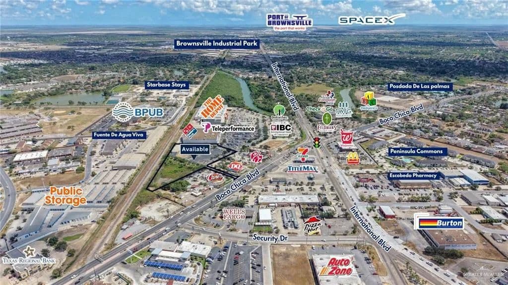 Land -Retail in Brownsville - Brownsville, Texas, 78521