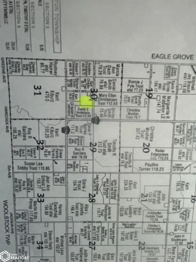 Property from 1678 265th St - KW - land for sale