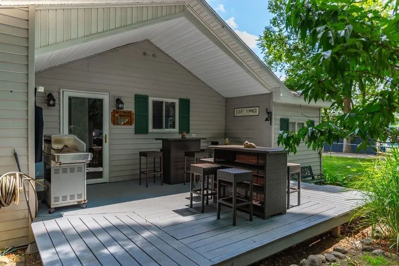 Turnkey Lakefront Retreat on All-Sports Goose Lake - Jerome, Michigan, 49249