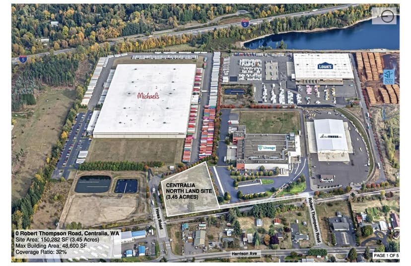 Land -Industrial in Centralia