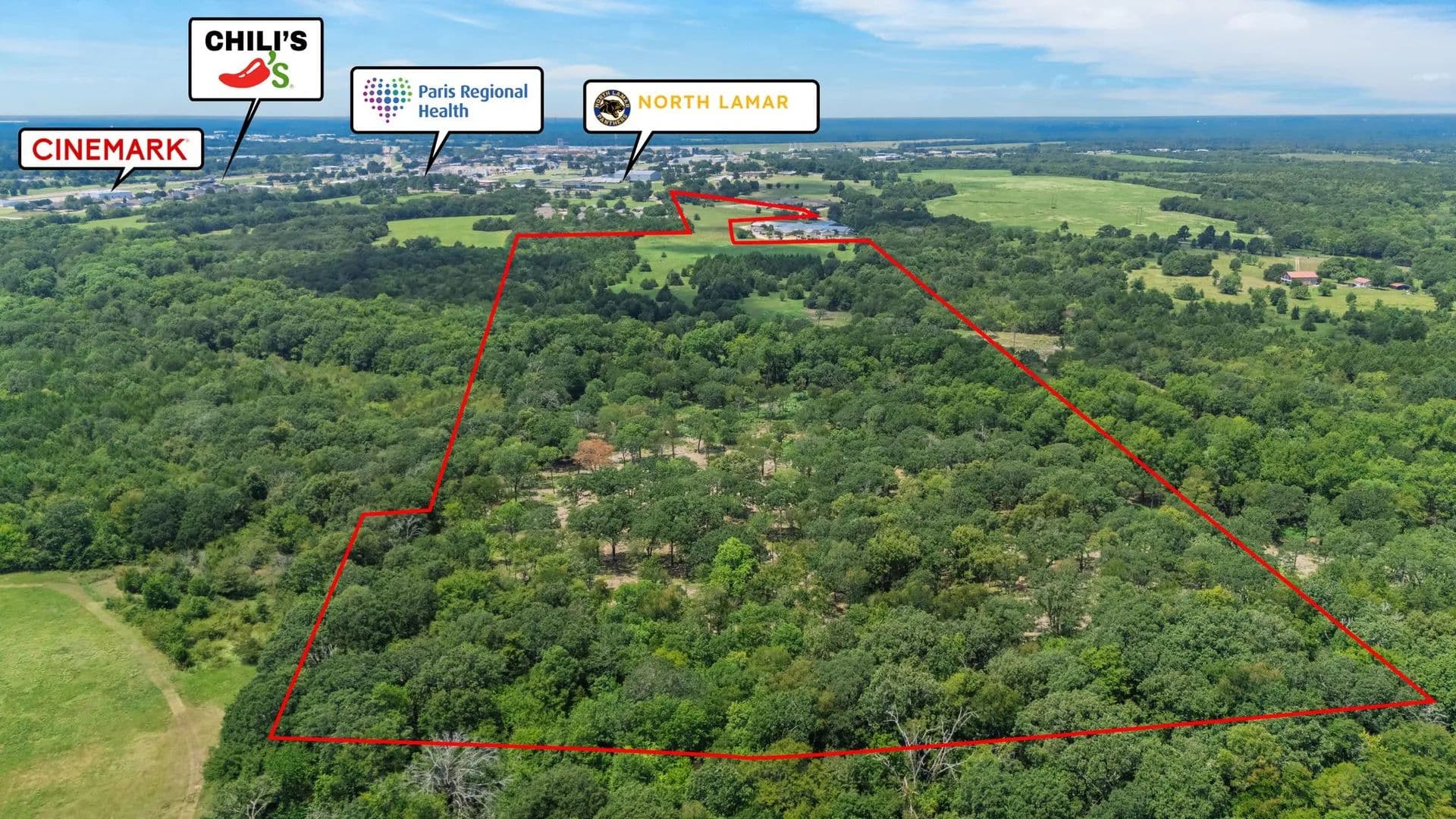 Land -Agricultural (Not Zoned) in Paris - Paris, Texas, 75460