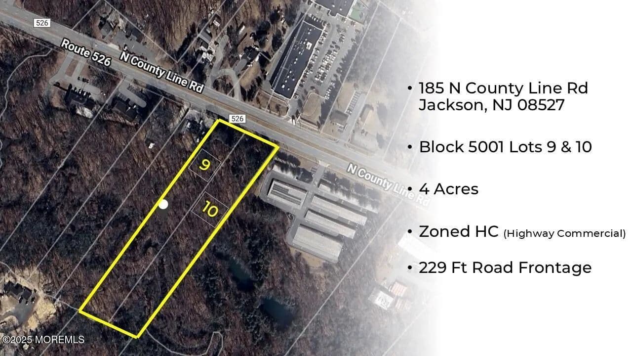 4 Acres of Land for Sale in Jackson, NJ - Jackson, New Jersey, 08527