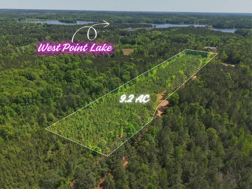 10 ± Unrestricted Acres Near West Point Lake – Chambers Co, AL