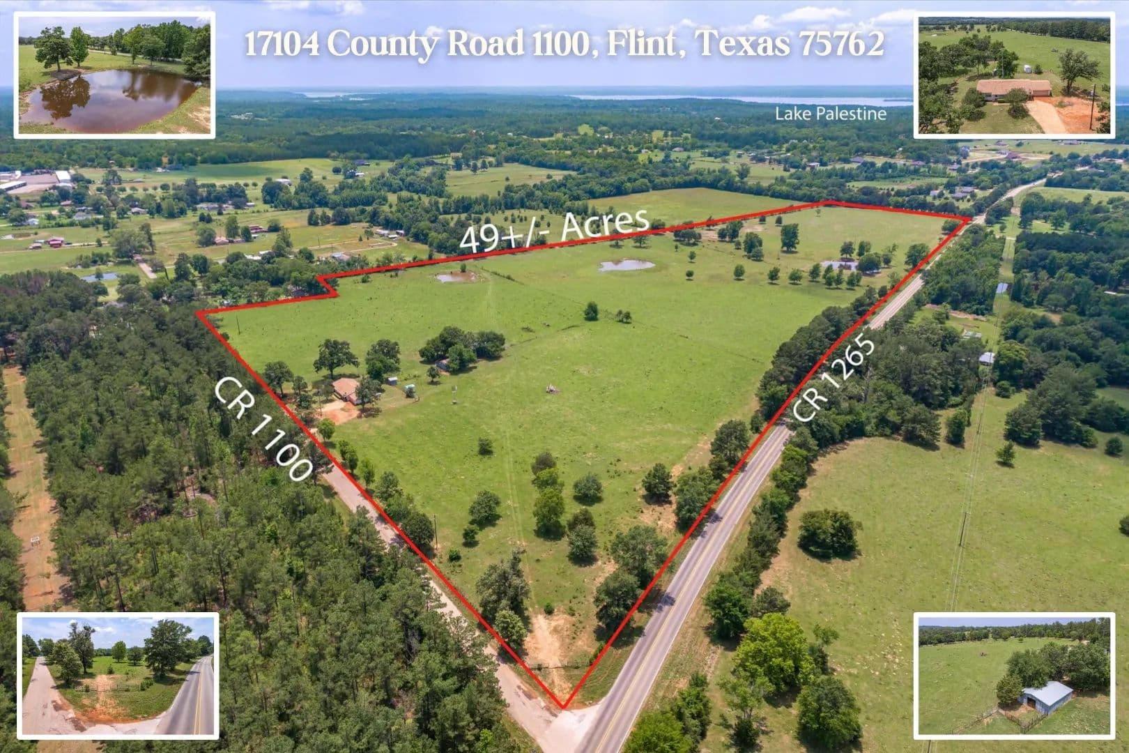 17104 County Road 1100, Flint - Flint, Texas, 75762