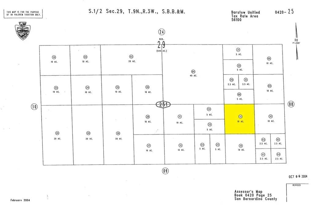Vacant Land in Barstow - Barstow, California, 92311