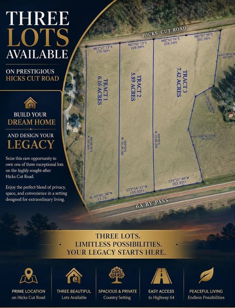 6.16 Acres of Land for Sale in Pulaski, TN - Pulaski, Tennessee, 38478