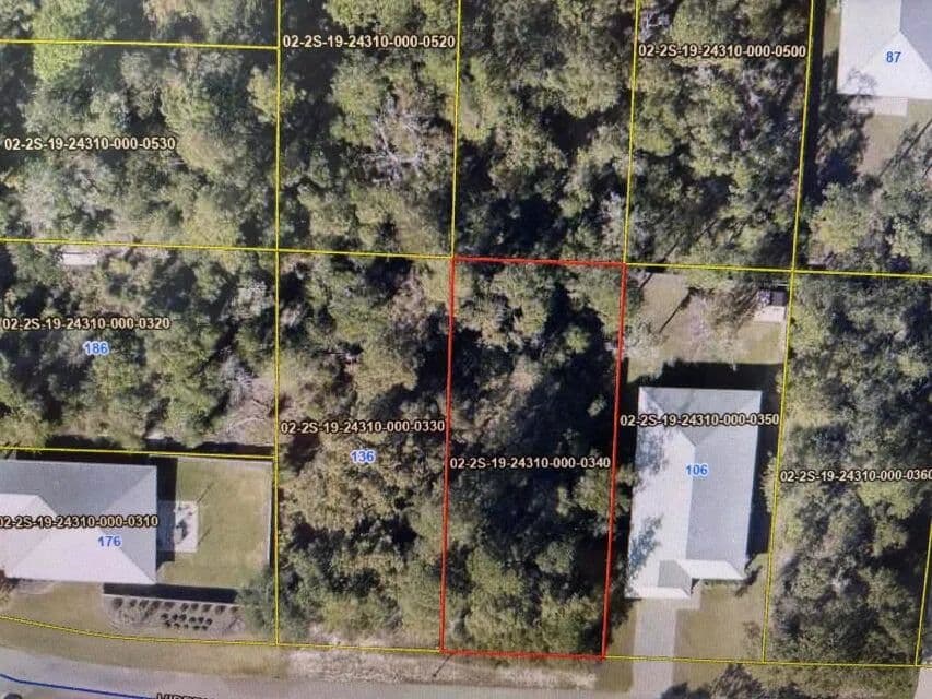 Property from Lot 34 Hibernate Way - KW - Freeport, Florida, 32439