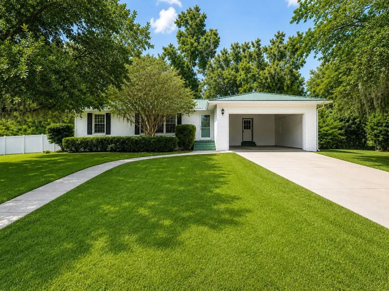 Move-In Ready 4BR Brick Home with Split Floor Plan, Fenced Yard & No HOA - Madison, Florida, 32340