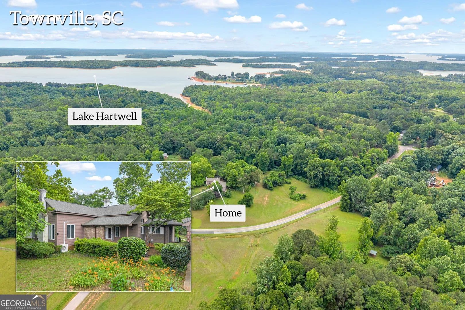 9.34 Acres of Land for Sale in Townville, SC - Townville, South Carolina, 29689