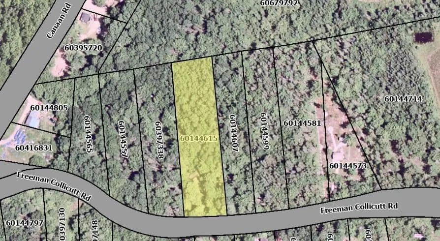 0.91 Acres of Land for Sale in Canaan, 41 Freeman Collicutt Road - land for sale