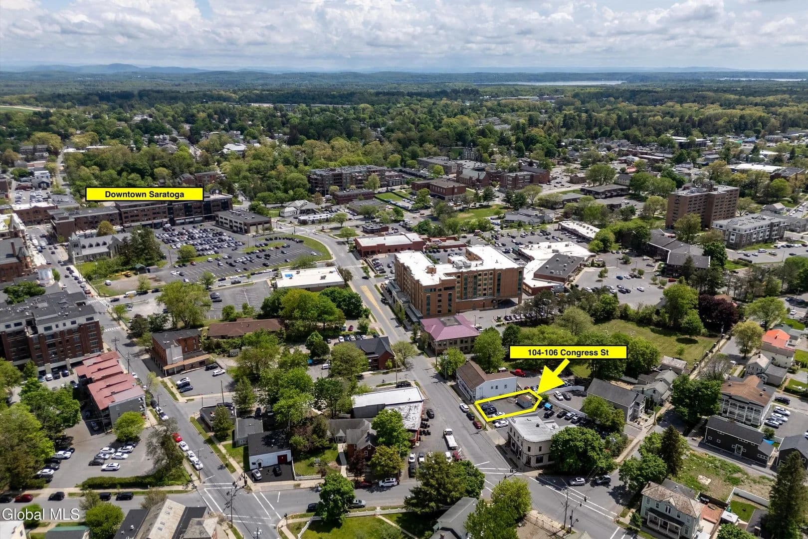 Property from 104-106 Congress Street - KW - Saratoga Springs, New York, 12866