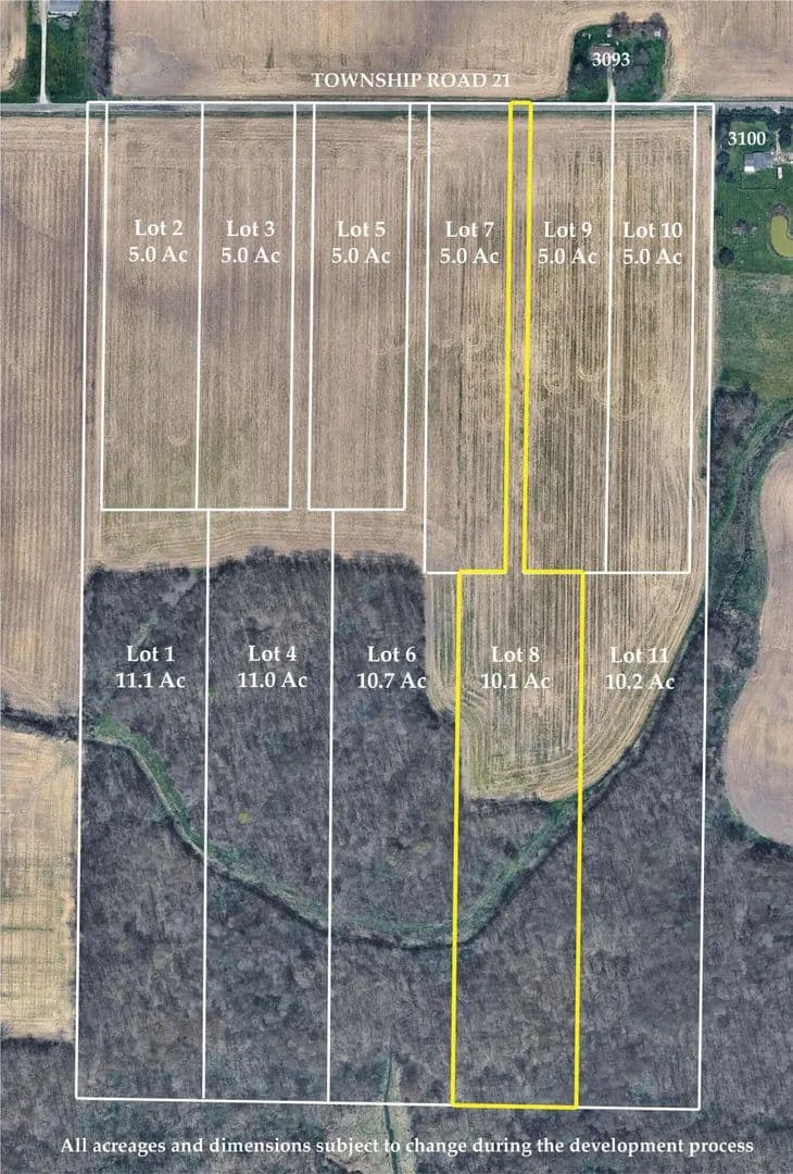 Property from 0 Township Road 21 #Tract 8 - KW