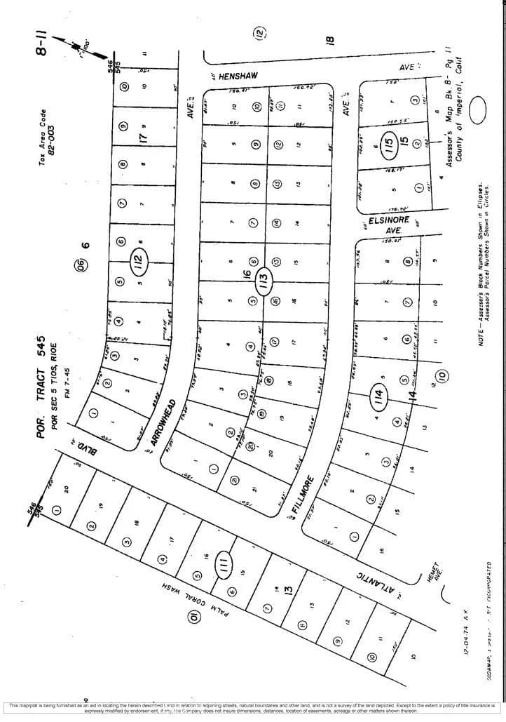Vacant Land in Salton City - land for sale