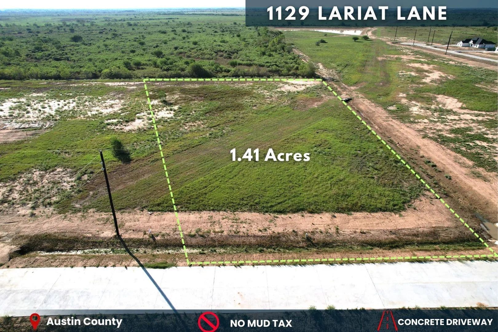 1.41 Acres of Land for Sale in Sealy, TX - Sealy, Texas, 77474