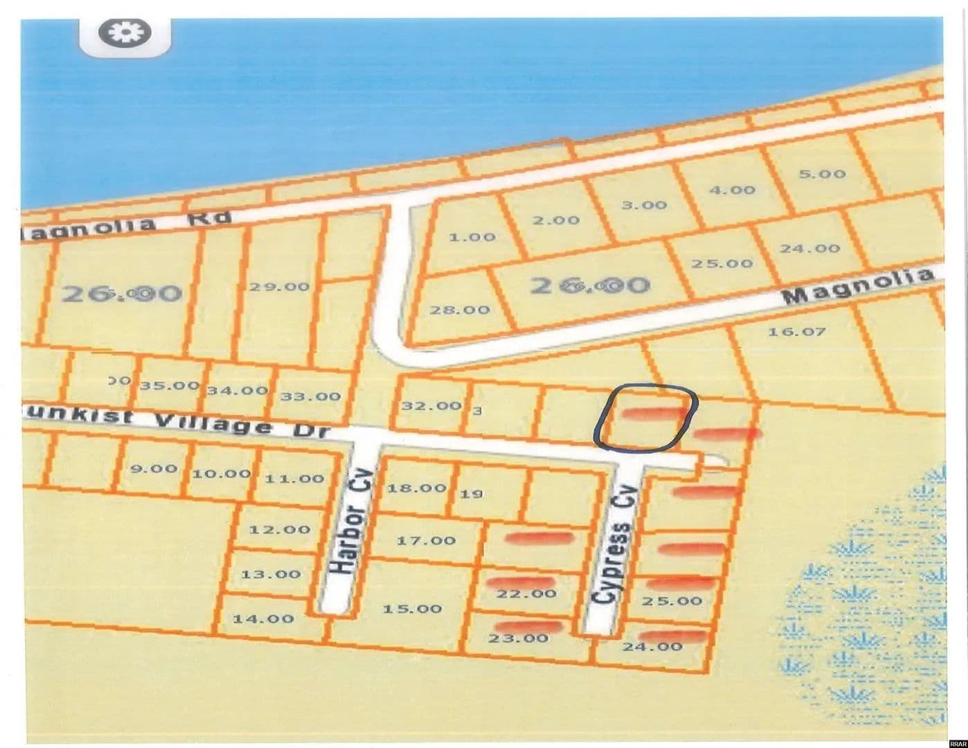 Property from Lot 14 Sunkist Village Drive - KW - Tiptonville, Tennessee, 38079