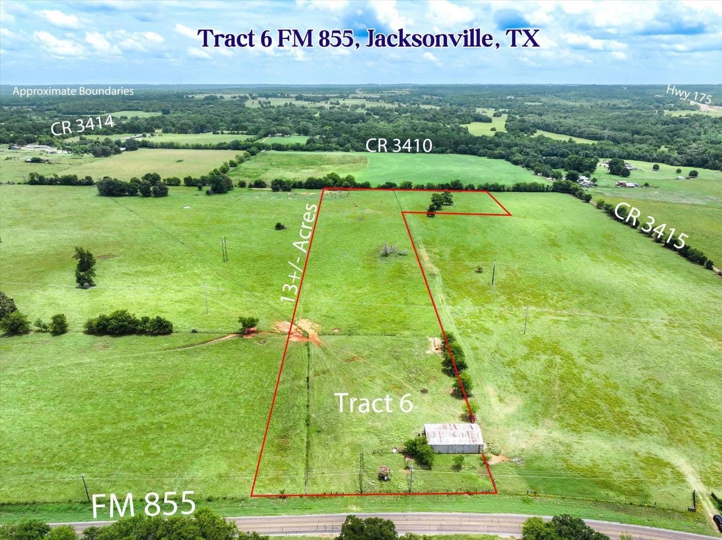 Tract 6 FM 855, Jacksonville - Jacksonville, Texas, 75766
