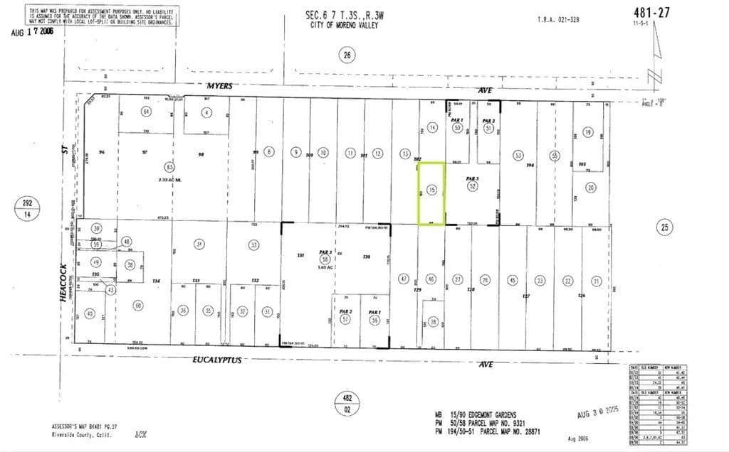 Vacant Land in Moreno Valley - Moreno Valley, California, 92553