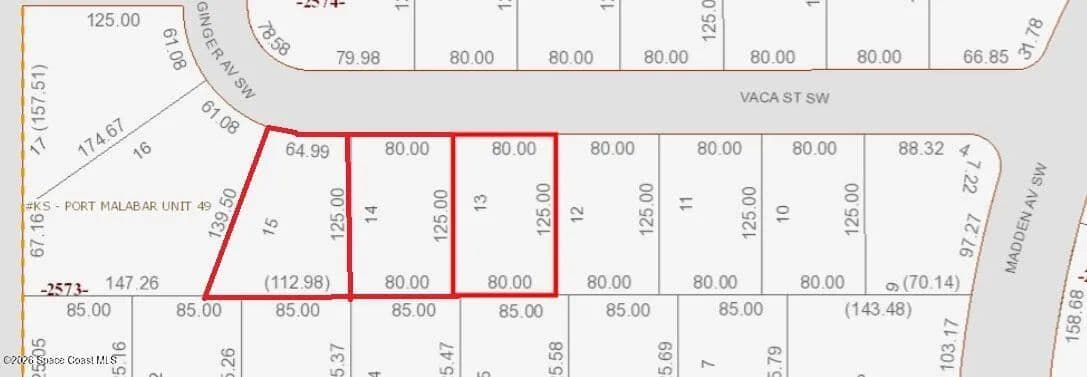 Vacant Land in Palm Bay - Palm Bay, Florida, 32908