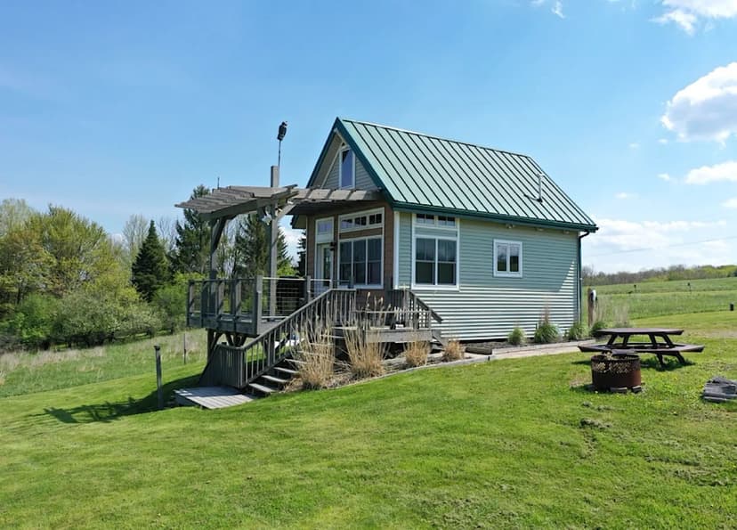 Architecturally Designed Tiny Home with Views near State Land in Scio NY 5331 Wadsworth Hill Rd