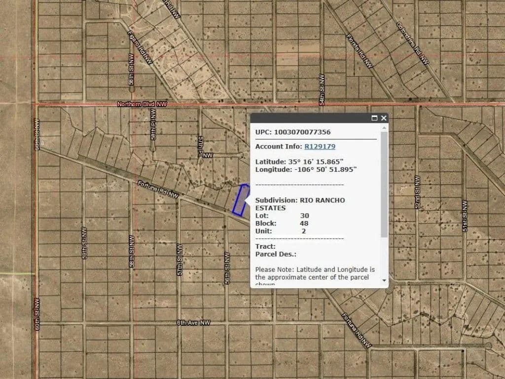 Land -Single Family Acreage in Rio Rancho - Rio Rancho, New Mexico, 87124