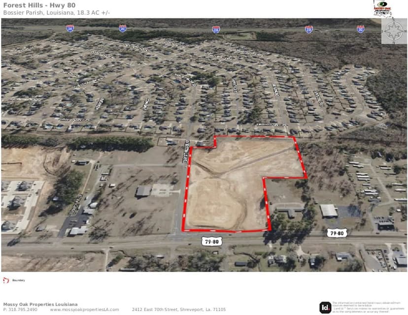Forest Hill Tract, Bossier Parish, LA, 18.32 +/- acres