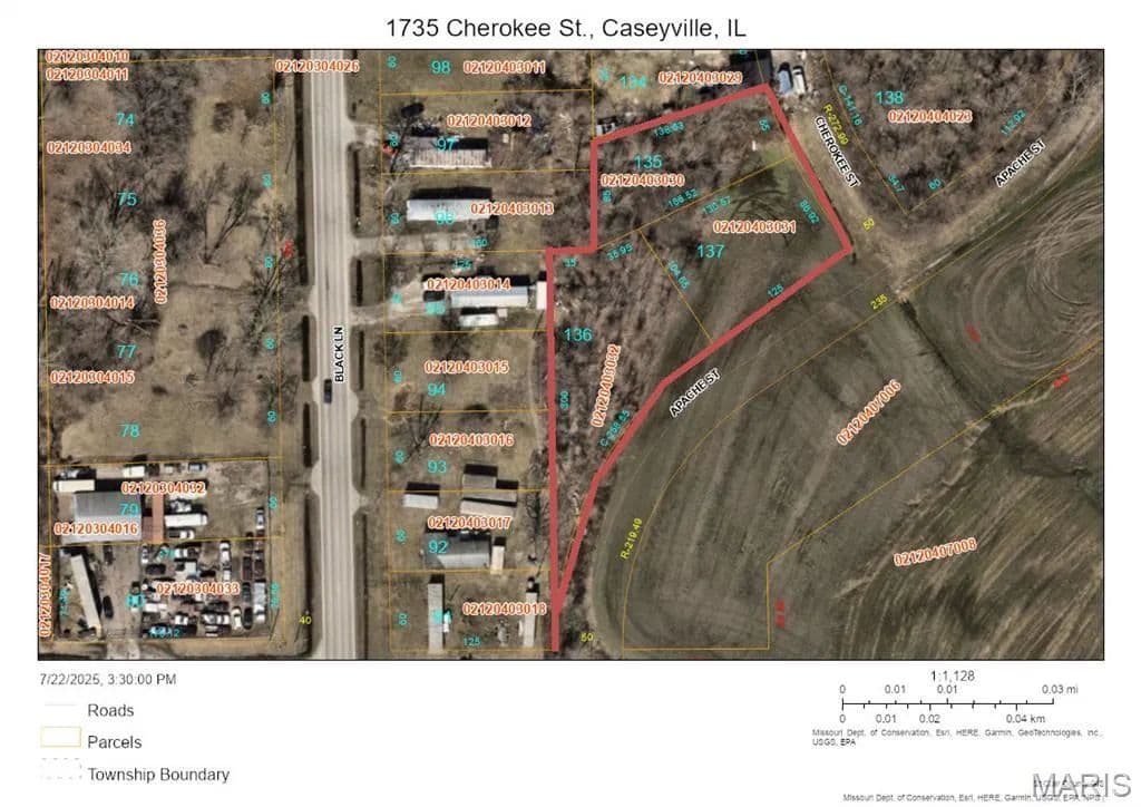 Land -Agricultural (Not Zoned) in Caseyville - Caseyville, Illinois, 62232