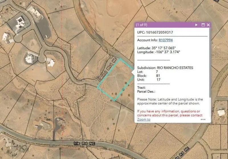 Land -Single Family Acreage in Rio Rancho - Rio Rancho, New Mexico, 87144
