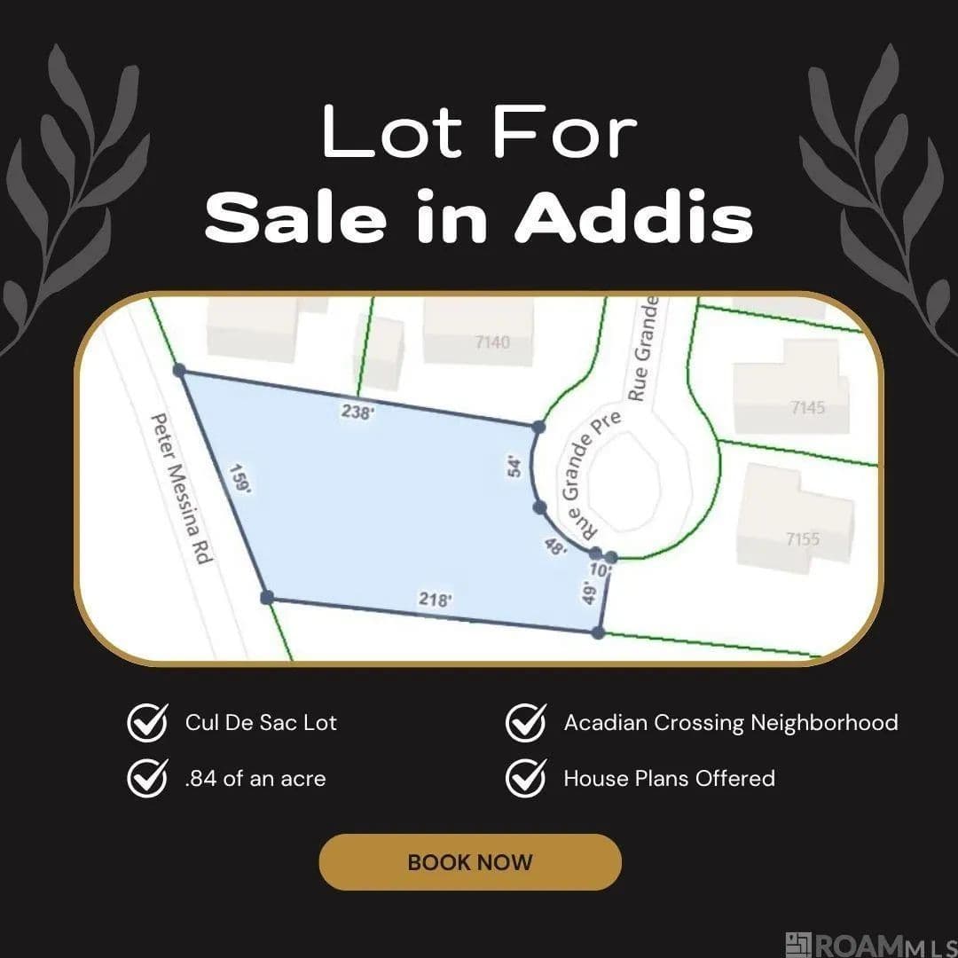 Vacant Land in Addis - Addis, Louisiana, 70710