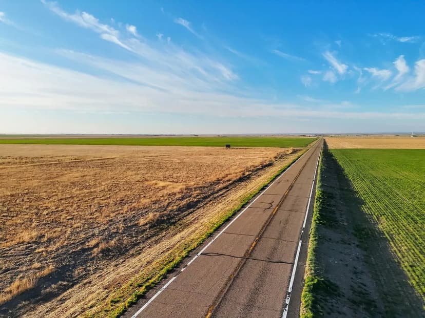 CRP Quarter Section with Paved Highway Frontage