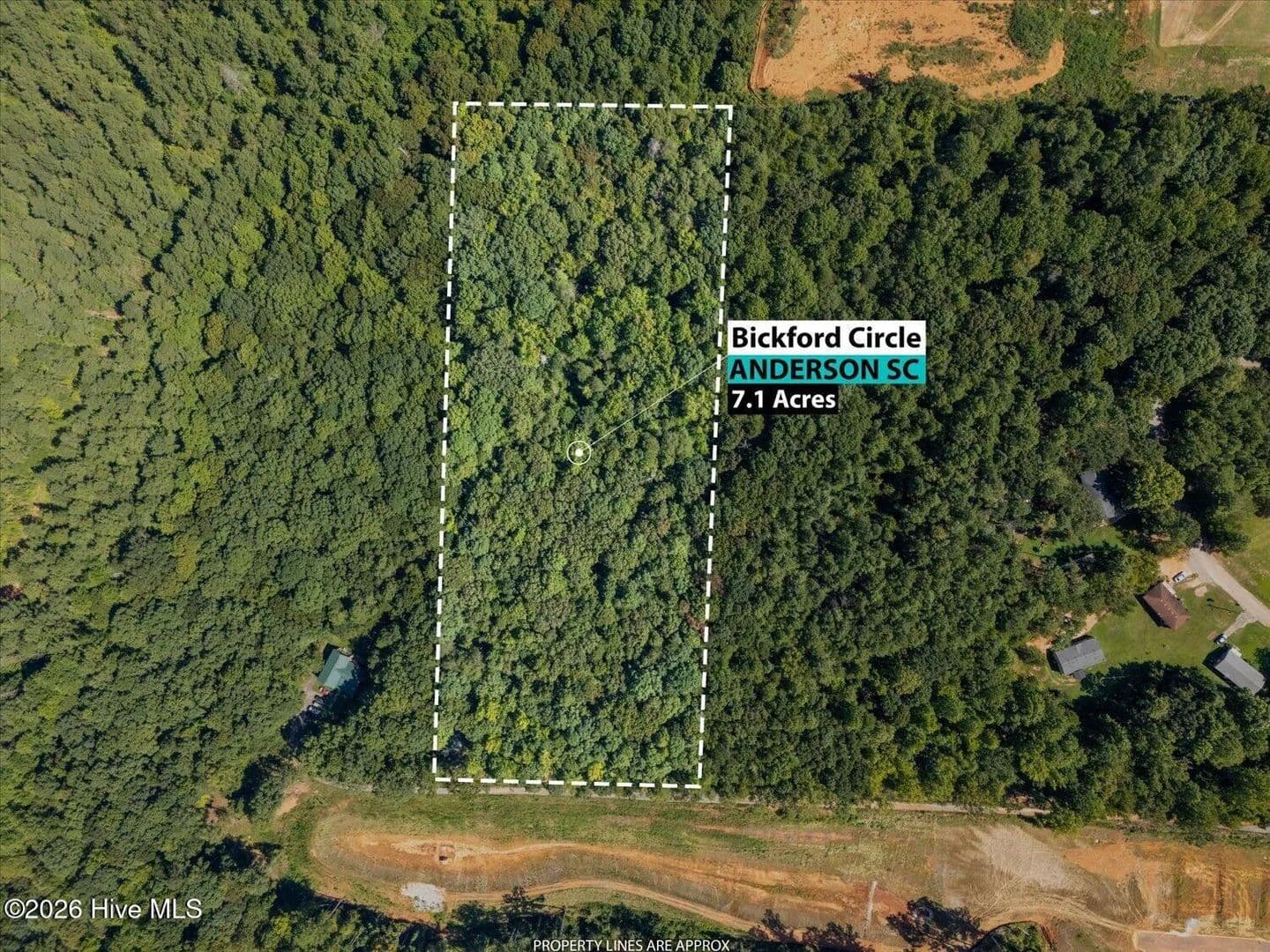 7.1 Acres of Land for Sale in Anderson, SC - Anderson, South Carolina, 29627