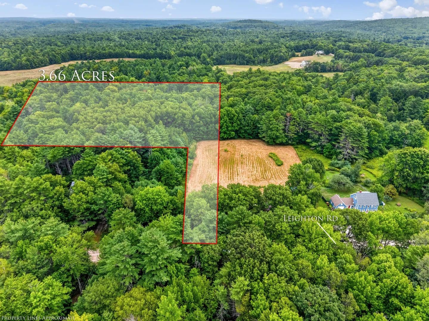 3.66 Acres of Land for Sale in Pownal, ME - Pownal, Maine, 04069