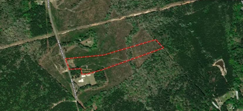 +/-10.76ac - 2423 Pine Grove Church Rd Eagle Springs NC - Moore Co